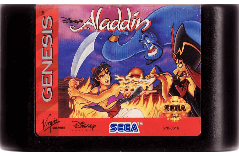 Лицензионный картридж Disney's Aladdin для Genesis
